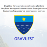 Najava Četvrte (IV) sjednice Skupštine Hercegovačko-neretvanske županije/kantona